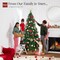 Best Choice Products Premium Hinged Artificial Christmas Pine Tree w/ Metal Base